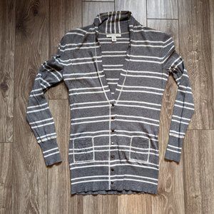 EUC Petite (PXS) - BANANA REPUBLIC Striped Shawl Cardigan